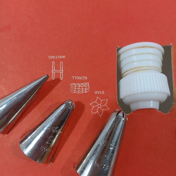 VTNG Ateco Fancy Pastry Cake Decorating 6 Piece Basic Design Set - Picture 3 of 7